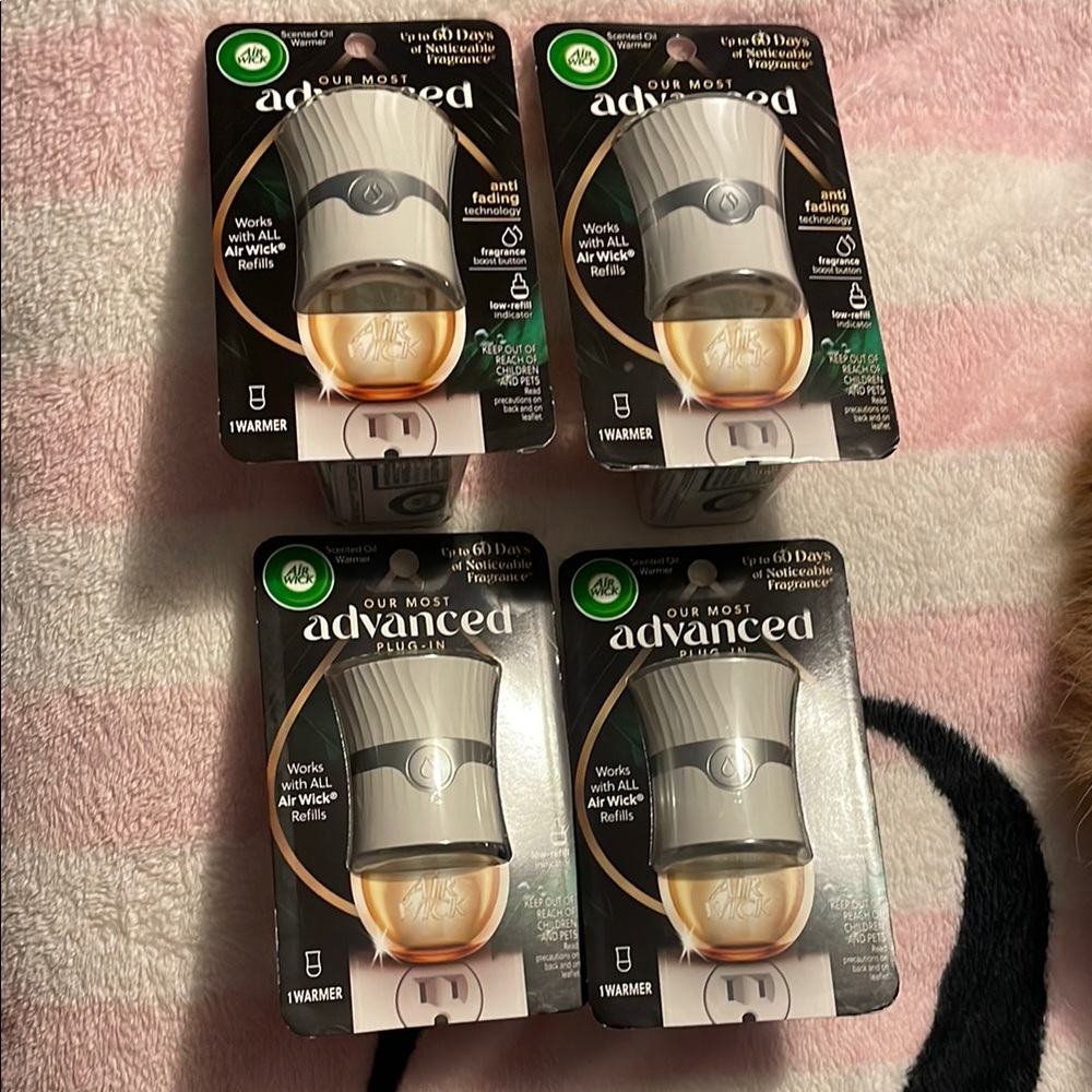 4 New~ Air Wick Advanced Plug-In Warmers
